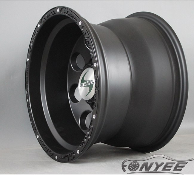 картинка Новые диски GT Wheel R15 6X139,7 ET0 J8 черные матовые магазин  StreetTuning 