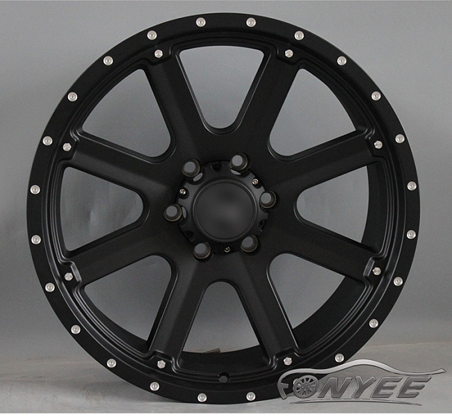 картинка Новые диски Black Rhino R20 6X139,7 ET12 J9 череный мат магазин  StreetTuning 