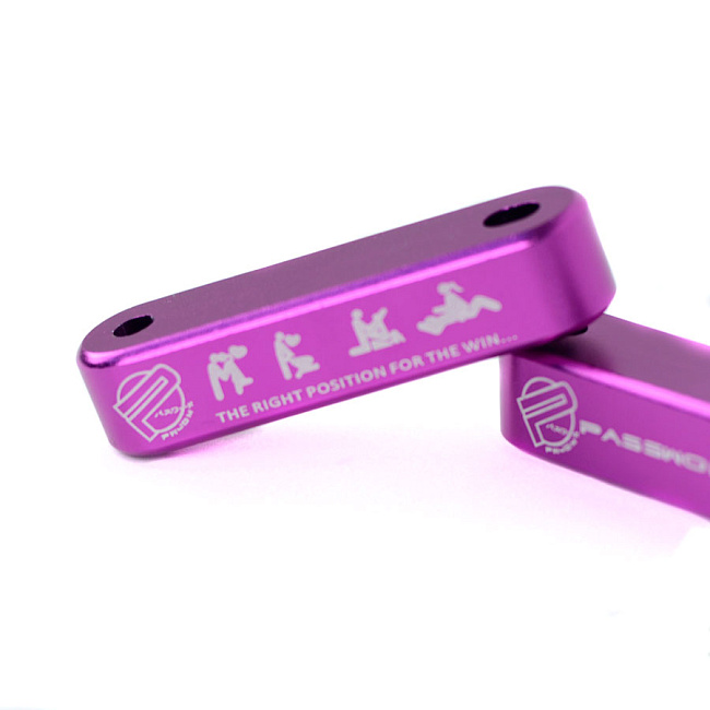 картинка Проставки под капот JDM Password, фиолетовые магазин  StreetTuning 