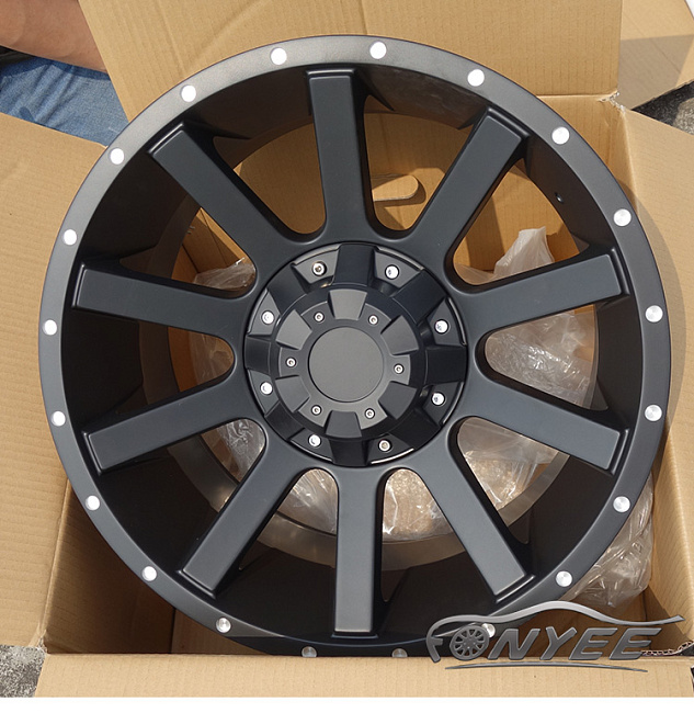 картинка Новые диски Fledermaus R17 6X139,7/6X135 ET0 J9 черный мат магазин  StreetTuning 