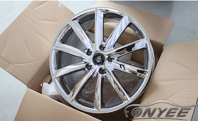 картинка Новые диски Fledermaus - Cuervo10 R18 J7,5 ET42 5x114,3 хром магазин  StreetTuning 