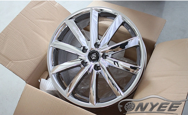 картинка Новые диски Fledermaus - Cuervo10 R18 J7,5 ET42 5x114,3 хром магазин  StreetTuning 