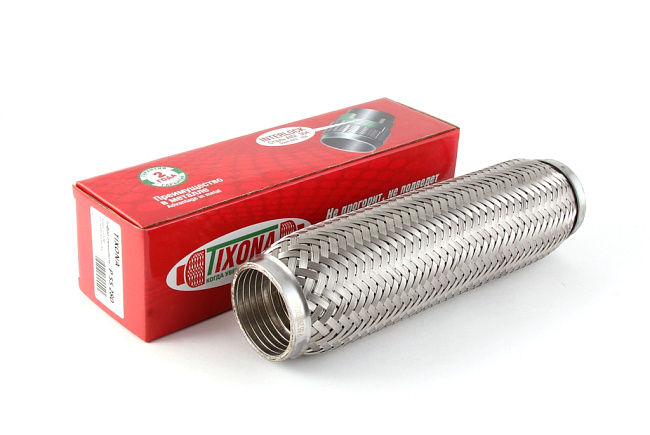 картинка Гофра глушителя Tixona (сталь 304 с внутренним металлорукавом) 55*280 магазин  StreetTuning 