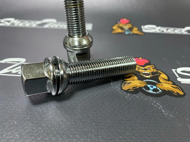 картинка Колесный болт Starleks M14x1.5 высота 50 мм, вращающаяся сфера, кл. 17 магазин  StreetTuning 