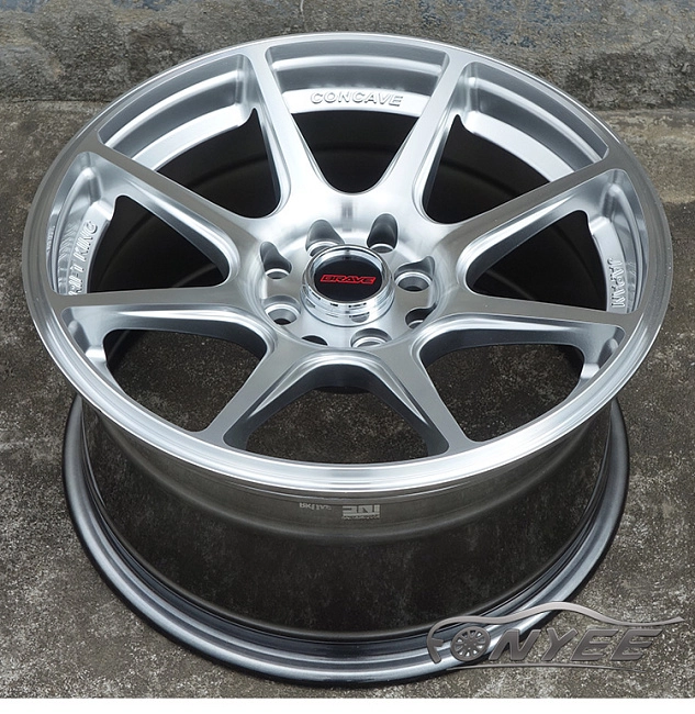 картинка Новые диски BRAVE R16 4x114,3 ET30 J8 серебристые магазин  StreetTuning 