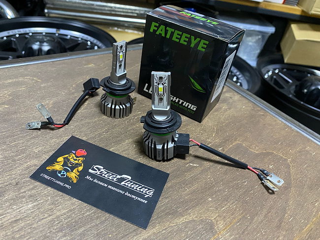 картинка Автомобильные светодиодные лампы FATEEYE F1 Led - H7 6500к, комп 2шт магазин  StreetTuning 