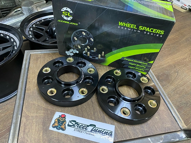 картинка Проставка переходная 25 мм 5x112-5x130,ЦО 66.6-71.6 FUT 14X1.5 магазин  StreetTuning 