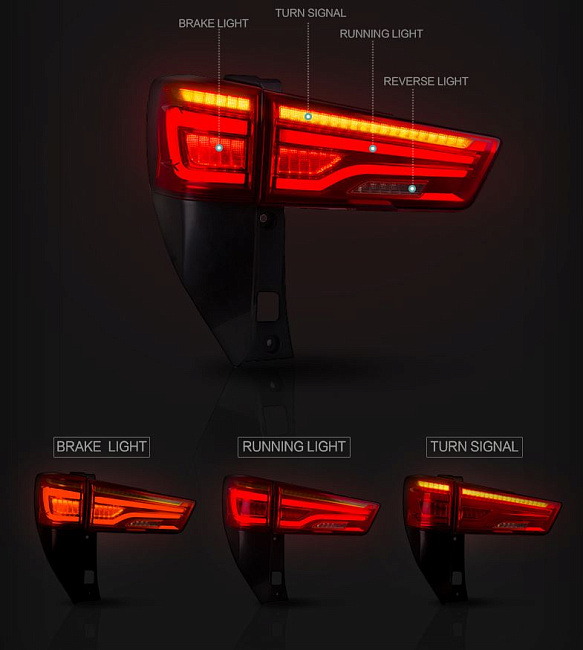 картинка Задние светодиодные фонари для TOYOTA INNOVA CRYSTA 2016-UP вариан 2 магазин  StreetTuning 