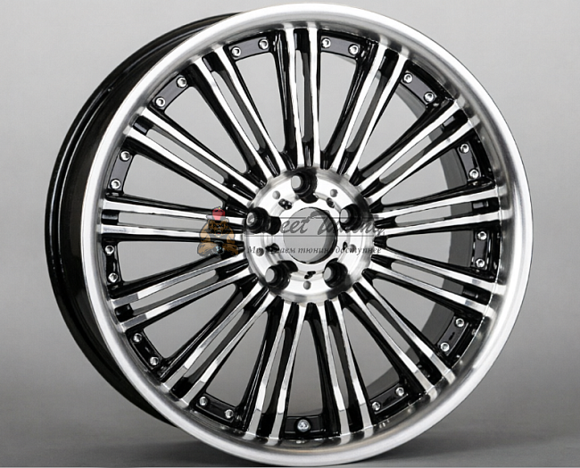 картинка Диски iV-356 R18 7.5J ET37 5X112 Black+silver магазин  StreetTuning 