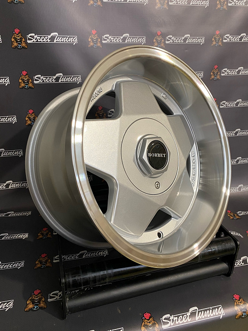 картинка Новые диски Borbet A R15 J8 ET15 4X100/4X114.3, Silver магазин  StreetTuning 