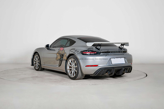 картинка Задний диффузор GT4 RS в сборе для Porsche 718 Boxster (982) и Cayman (982C) 2017+ магазин  StreetTuning 