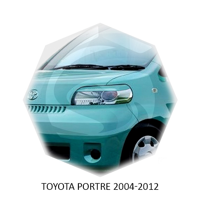 картинка Реснички на фары для  TOYOTA PORTE 2004-2012г магазин  StreetTuning 