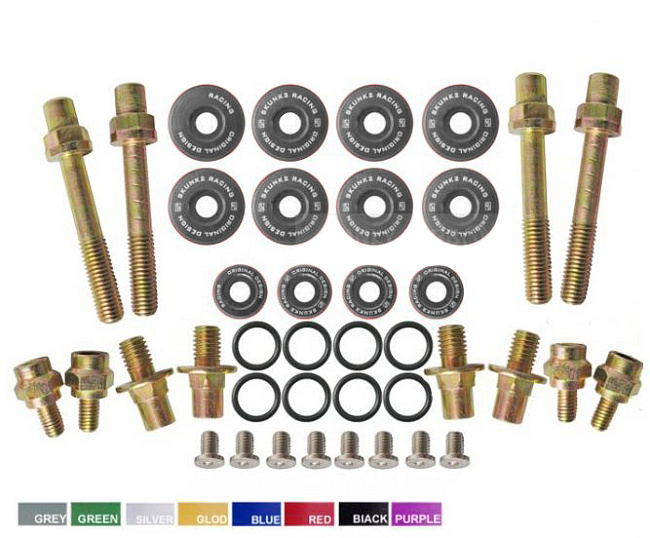 картинка Болты с шайбами крышки клапанов Epman для Honda, серые магазин  StreetTuning 