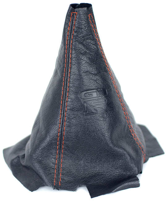 картинка Чехол на КПП для Nissan GTR  Кожа, красная строчка магазин  StreetTuning 