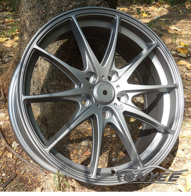 картинка Новые диски Rays G25 R17 5X114,3 ET40 J7 серебристо-серый матовый магазин  StreetTuning 