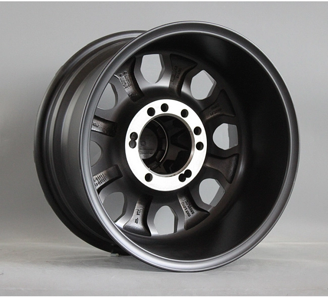 картинка Новые диски Fonyee Off-Road R16 5X139,7-6X139,7 ET0 J8 черный мат + серебро магазин  StreetTuning 