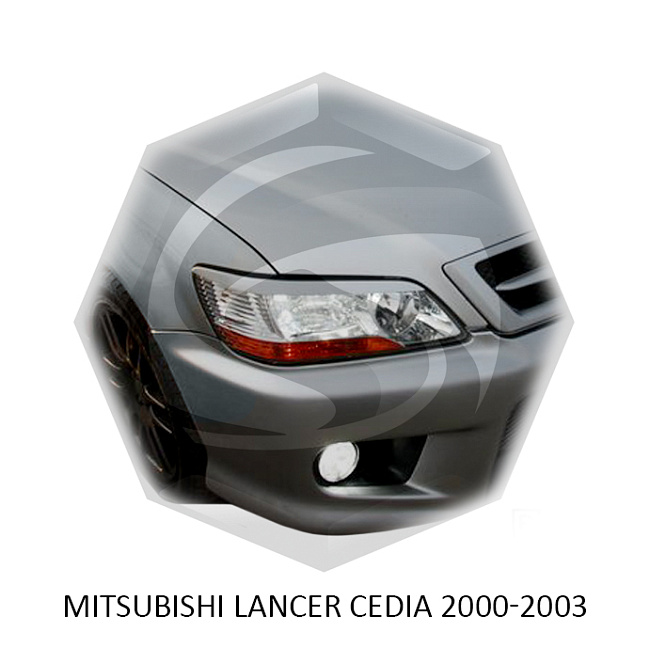картинка Реснички на фары для  MITSUBISHI LANCER CEDIA 2000-2003г магазин  StreetTuning 