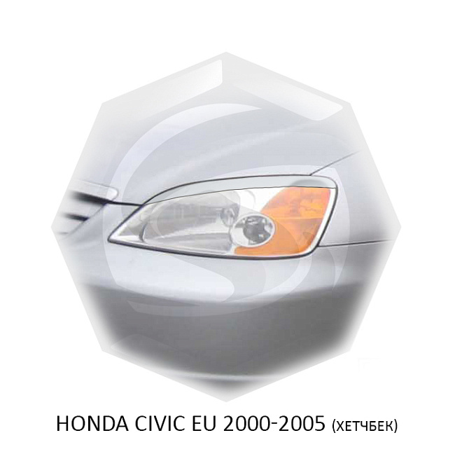 картинка Реснички на фары для  HONDA CIVIC EU 2000-2005г (хетчбек) магазин  StreetTuning 