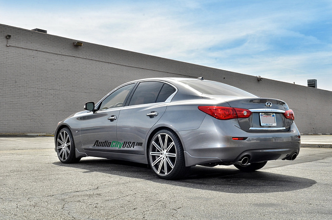 картинка Новые диски Vossen CV4 Replica R19 5X112 ET38 J9,5 серый мат + серебро магазин  StreetTuning 