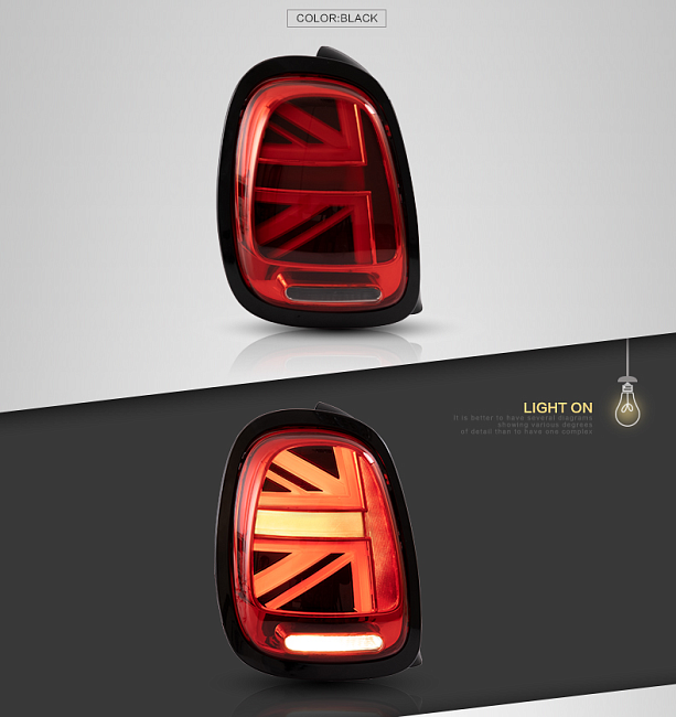 картинка Задние фары для Mini Сooper F55 F56 2013-2018г. магазин  StreetTuning 