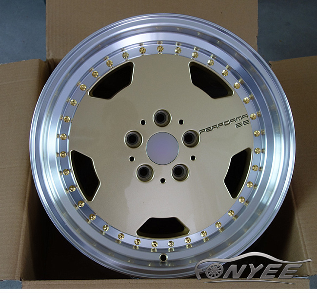 картинка Новые диски Performa 25 R17 5x112 ET38 J8 золотые магазин  StreetTuning 