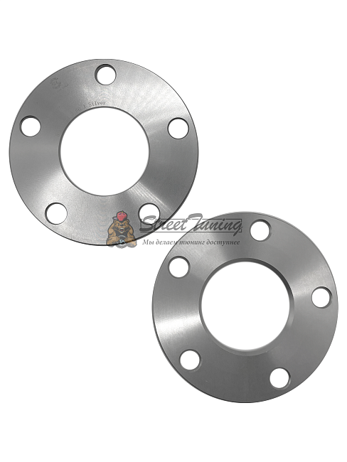картинка Проставка Starleks 5 мм 5x114.3 цо 66.1 сквозная Silver магазин  StreetTuning 