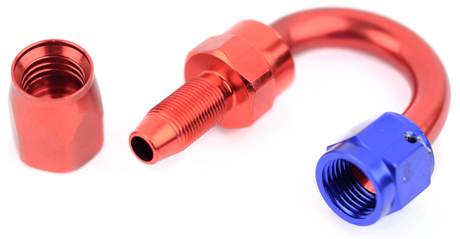 картинка Фитинг AN10 180 гр магазин  StreetTuning 