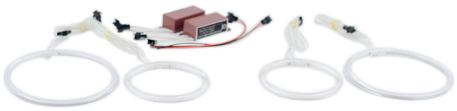 картинка Газоразрядные ангельские для Volkswagen Golf5. Диаметр 106 мм х140 мм магазин  StreetTuning 