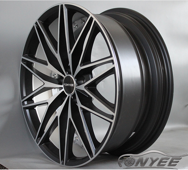 картинка Новые диски Fonyee R18 J8 ET+35 5x120 черные + серебро магазин  StreetTuning 