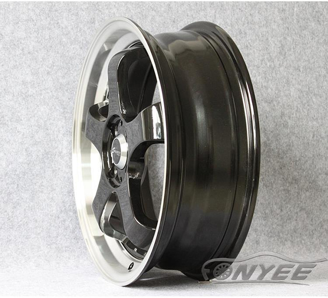 картинка Новые диски Stealth R17 4X100 ET43 J5,5 серебро + черный глянец магазин  StreetTuning 