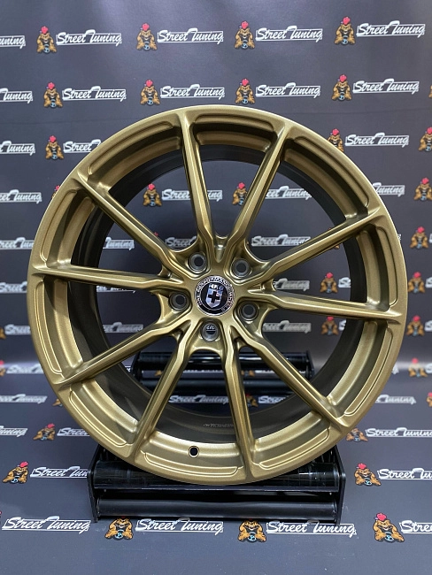 картинка Новые диски HRE DQ015 Flow Forming R19 J8.5 ET35 5x114.3 Bronze Mat магазин  StreetTuning 