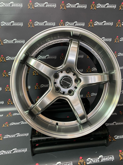 картинка Новые диски Work T5R 2P R18 J8.5 ET28 5x114.3 Hyper Black магазин  StreetTuning 