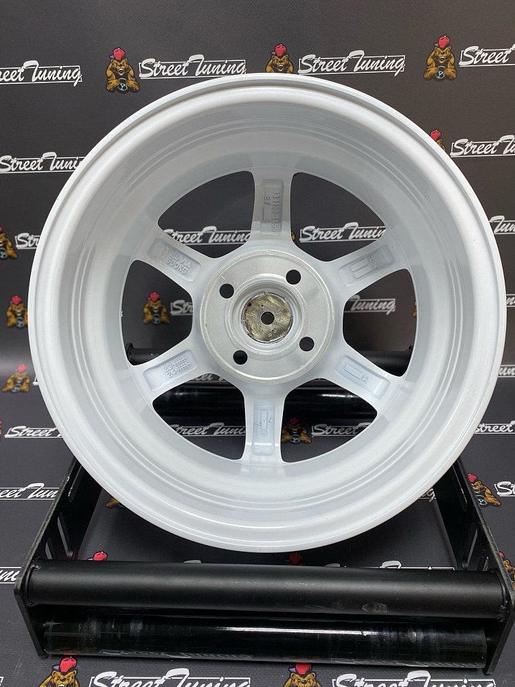 картинка Новые диски Rays TE37 R14 J5.5 ET30 4x100 белые от магазина  StreetTuning