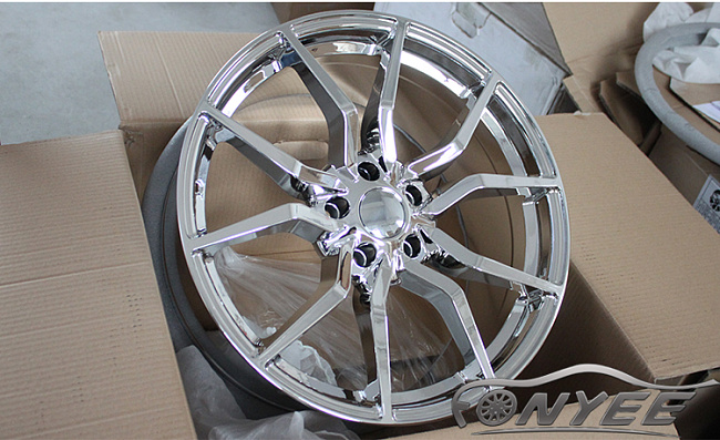 картинка Новые диски Fonyee Model 7 R19 5X114,3 ET40 J9,5 хром магазин  StreetTuning 