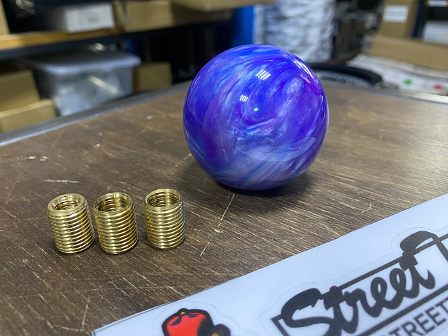 картинка Ручка переключения передач микс розовый+ фиолетовый перламутр JDM магазин  StreetTuning 