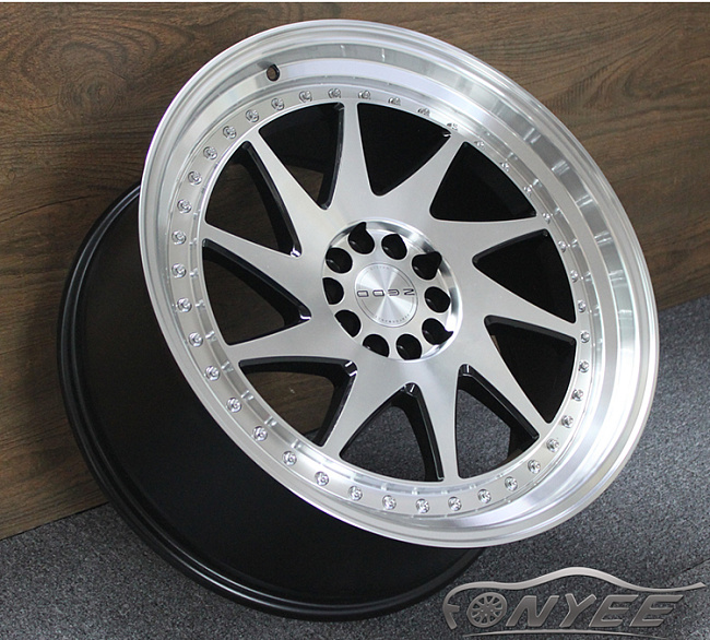 картинка Новые диски Zedd SLT R20 5X114,3/5X120 ET25 J11 серебро + полированя полка + черный магазин  StreetTuning 