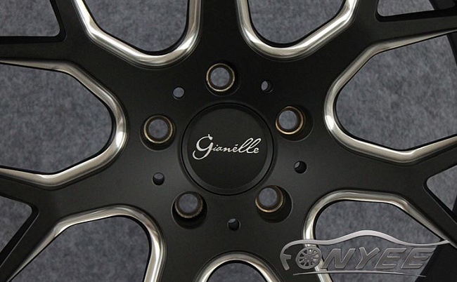 картинка Новые диски Gianelle Puerto R19 J9,5 ET+35 5x112 черный + серебро магазин  StreetTuning 