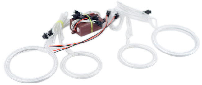 картинка Газоразрядные ангельские для Honda CRV. Диаметр 80 мм х106 мм. магазин  StreetTuning 