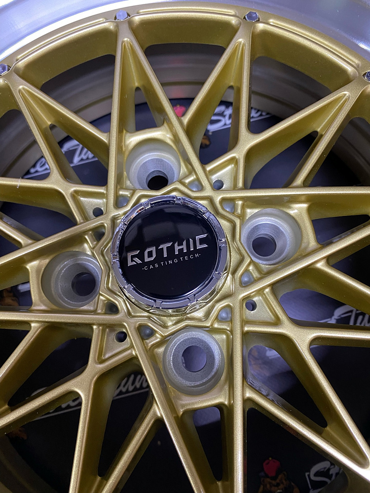картинка Новые диски Work Equip R14 J5 ET15 4x100 Gold + Silver от магазина  StreetTuning