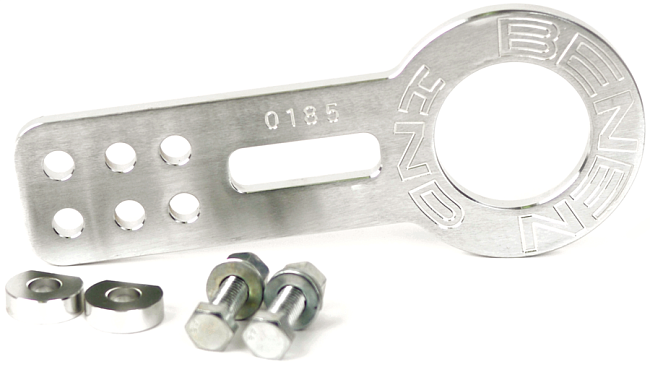 картинка Буксировочная петля Benen серебряная, передняя магазин  StreetTuning 