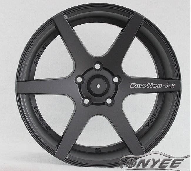 картинка Новые диски SHOGUN EMOTION R V06-R R17 5X114,3 ET30 J8 темно серый магазин  StreetTuning 