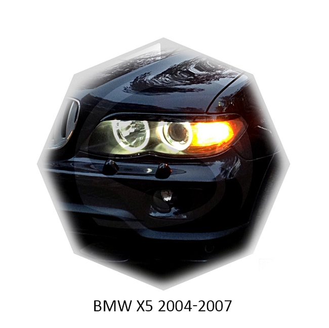 картинка Реснички на фары для  BMW X5 2004-2007г магазин  StreetTuning 