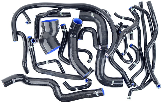 картинка Патрубки системы охлаждения и впуска для Subaru Legacy 02-06, черные магазин  StreetTuning 