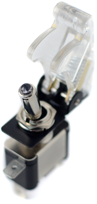 картинка Тумблер переключения с подсветкой, белый магазин  StreetTuning 