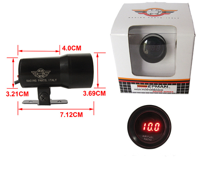 картинка Датчик топливной смеси Epman 37 мм , черный магазин  StreetTuning 