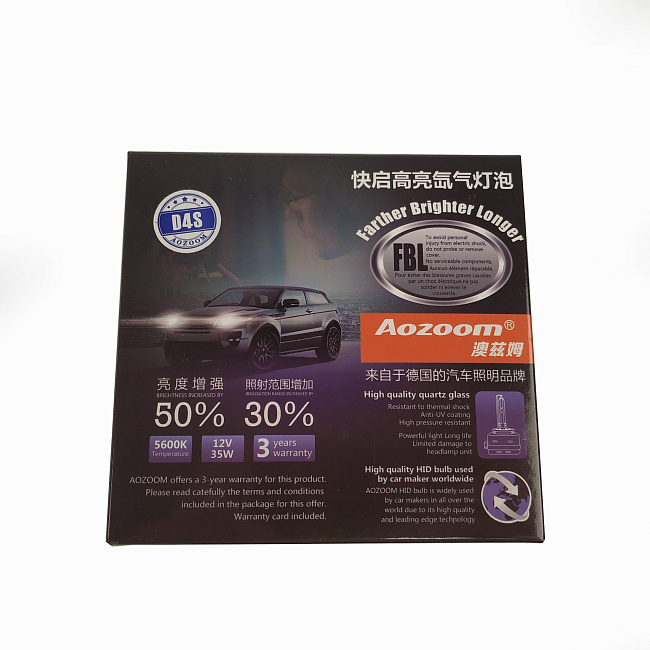 картинка Лампы Ксеноновые Aozoom D4S 12V 35W 5600K магазин  StreetTuning 