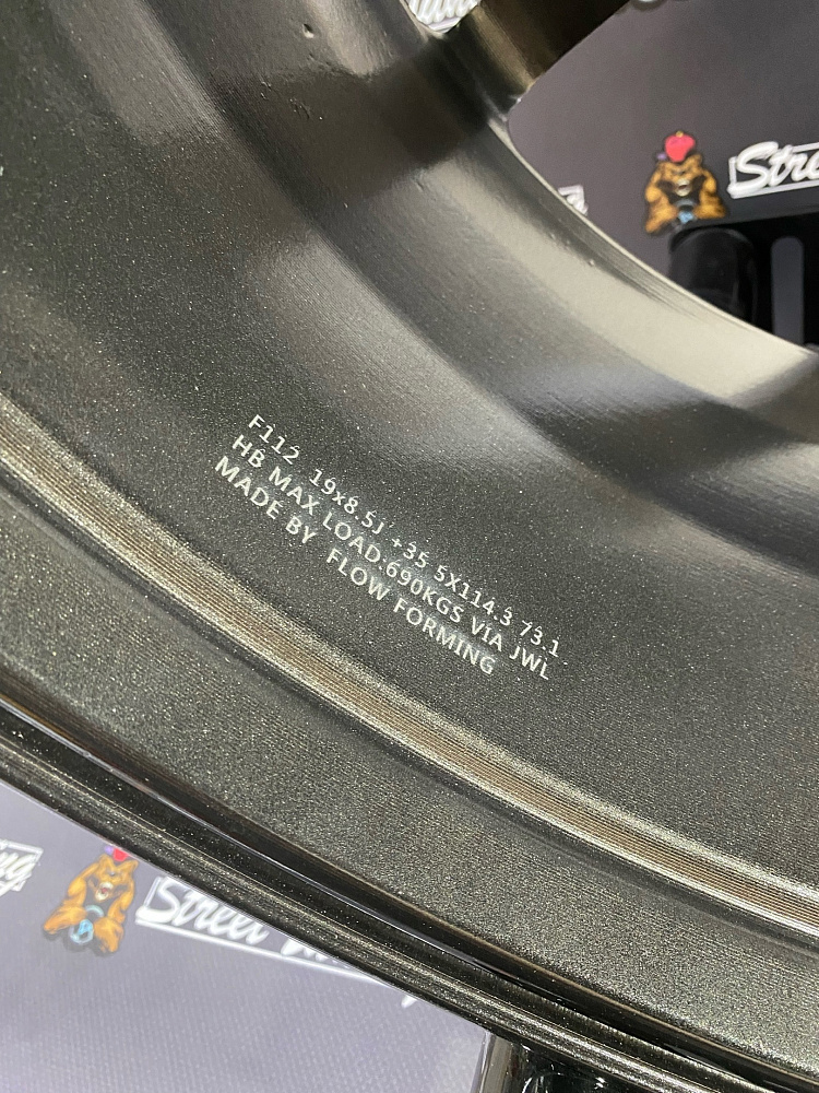 картинка Новые диски HRE DQ015 Flow Forming R19 J8.5 ET35 5x114.3 Hyper Black от магазина  StreetTuning