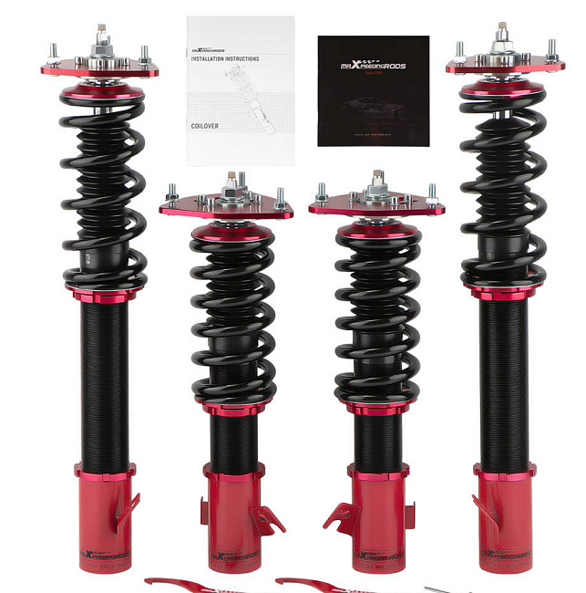 картинка Винтовая подвеска койловеры Maxpeedingrods для Subaru Impreza GDB GDA магазин  StreetTuning 