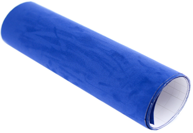 картинка Алькантара самоклеющаяся, цвет синий магазин  StreetTuning 