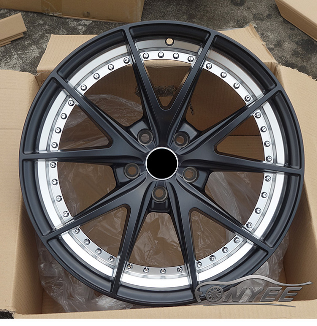 картинка Новые диски HRE S104 реплика R18 5x112 ET35 J8,5 черные магазин  StreetTuning 
